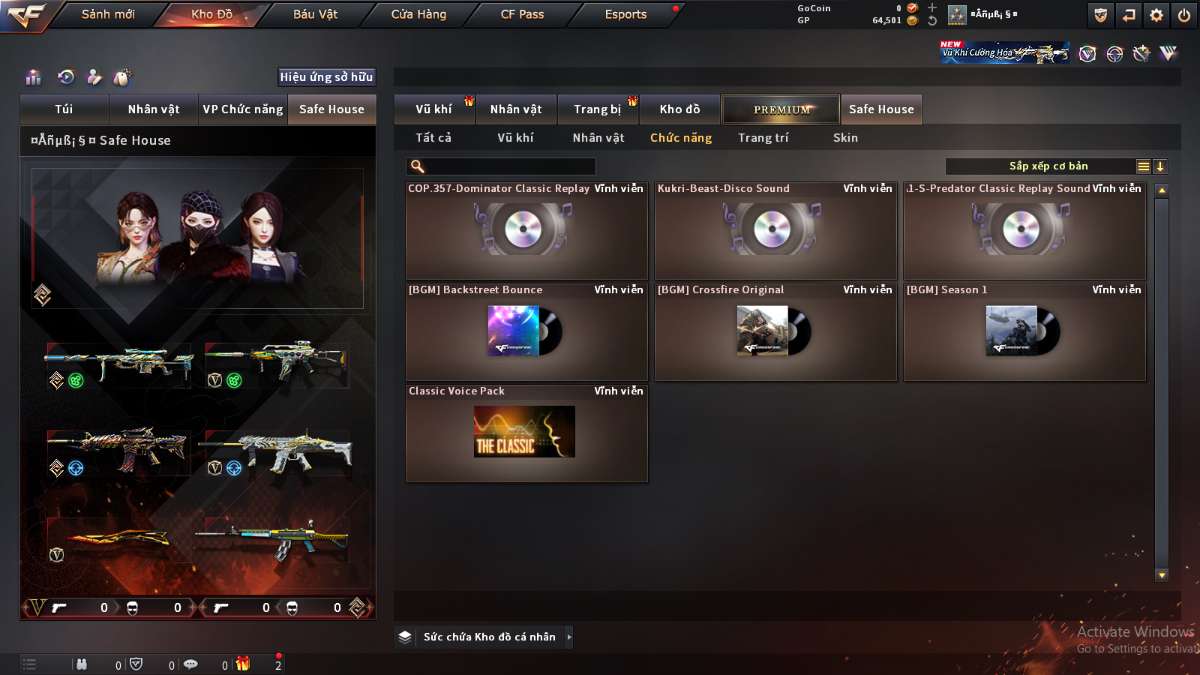 shop acc cf uy tin gia re